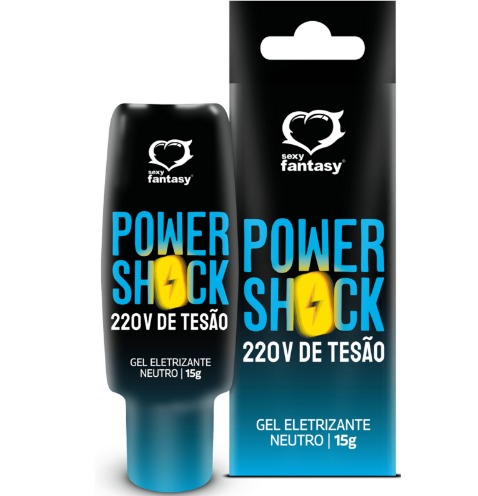 Vibrador Liquido Power Shock 220V De Tesão 15g Sexy Fantasy