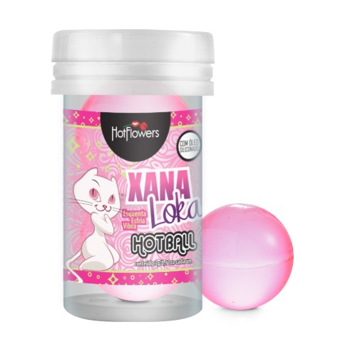 Hot Ball Xana Loka Esquenta Esfria e Vibra Hot Flowers