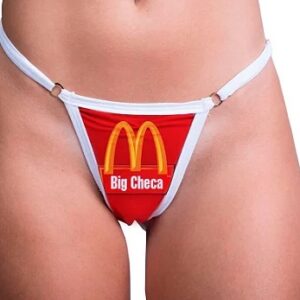 Calcinha Personalizada Big Checa Pimenta Sexy