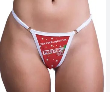 Calcinha Personalizada Ter Você Aqui É Um Prestigio Pimenta Sexy