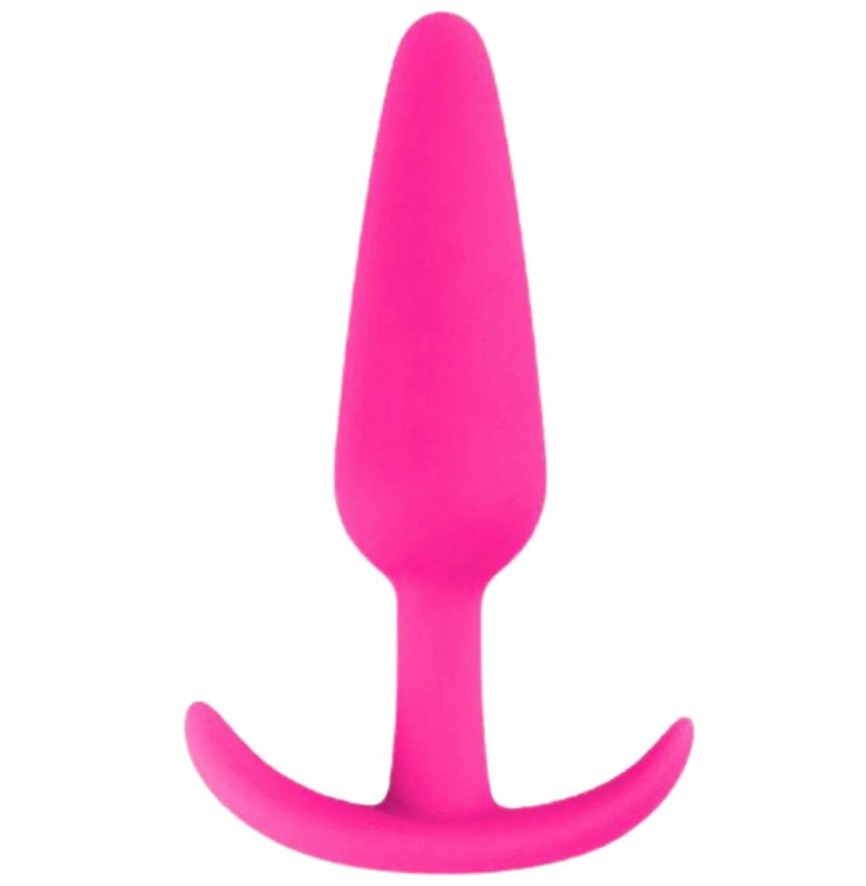 Plug Anal Cônico Em Silicone Mega Import