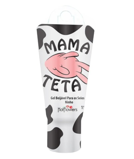 Gel Beijável Mama Teta 15g Hot Flowers