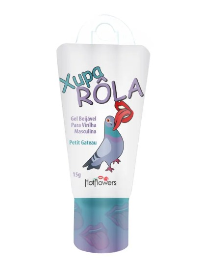 Xupa Rola Gel Beijável Para Virilha Masculina 15g