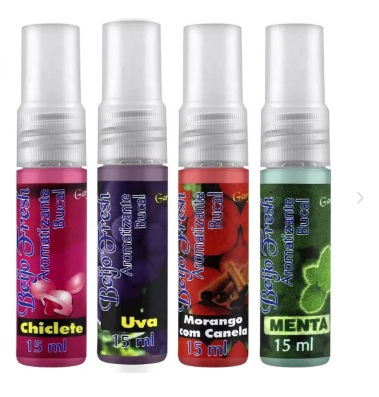 Aromatizante Bucal Beijo Fresh 15ml Garji