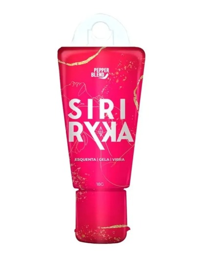 Siri Ryka Gel Comestível Esquenta, Gela e Vibra 18g Pepper Blend