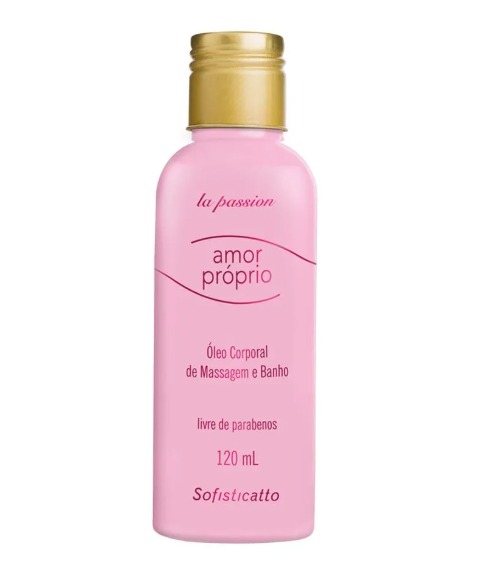 Óleo Corporal para Massagem e Banho Linha La Passion 120ml Sofisticatto