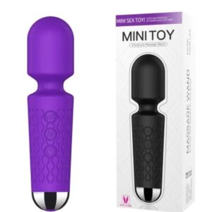 Mini Toy Vibrador Varinha Mágica com 20 Modos de Vibrações e 8 Níveis e Velocidade Vip Mix