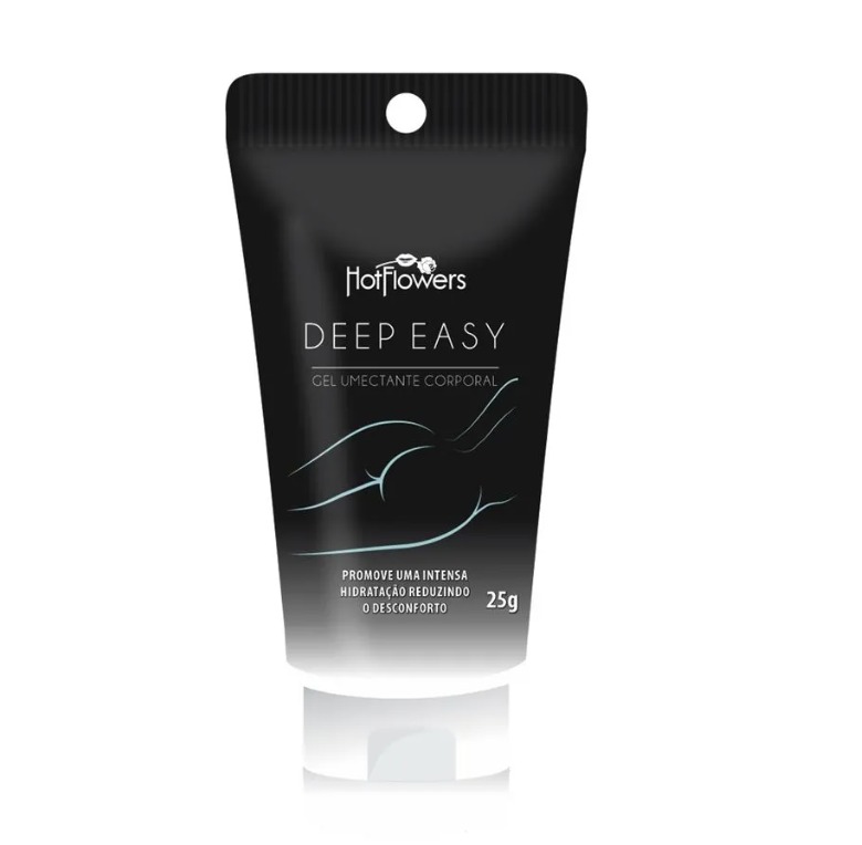 Gel para Sexo Anal Deep Easy 25g Hot Flowers